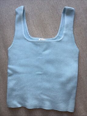 Abercrombie Ottoman Squareneck Ribbed Tank